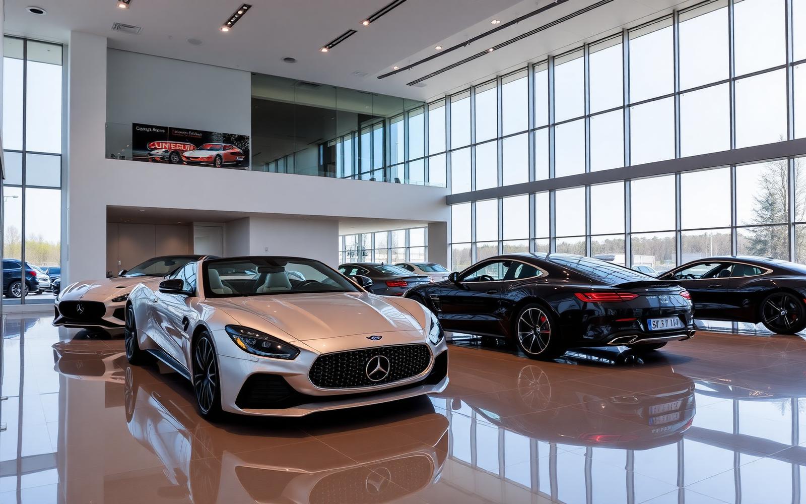 J1 Auto Trade showroom interior